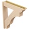 Ekena Millwork 7 1/2-in W x 34-in D x 40-in H Balboa Trad Rough Cedar Woodgrain TimberThane Outlooker, Primed Tan OUTUR075X34X40BOA04RCPR - alternate 5